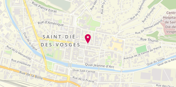 Plan de Matmut, 13/15 Rue Dauphine, 88100 Saint-Dié-des-Vosges