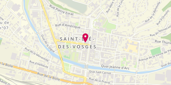 Plan de ACORIS Mutuelles Saint-Dié, 6 Rue Stanislas, 88100 Saint-Dié-des-Vosges