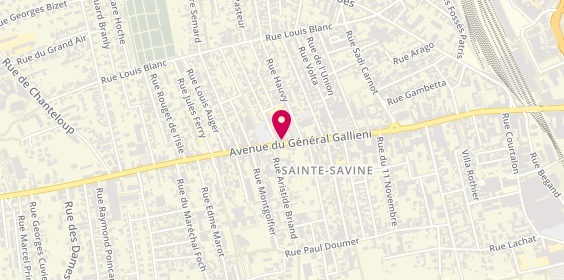 Plan de Caisse d'Epargne, 84 avenue du Général Gallieni, 10300 Sainte-Savine