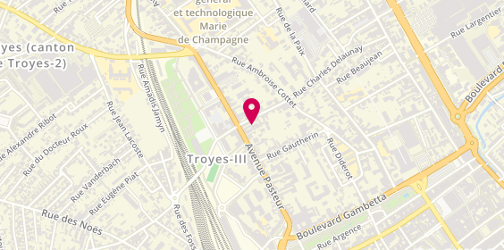 Plan de Allianz, 72 avenue Pasteur, 10000 Troyes