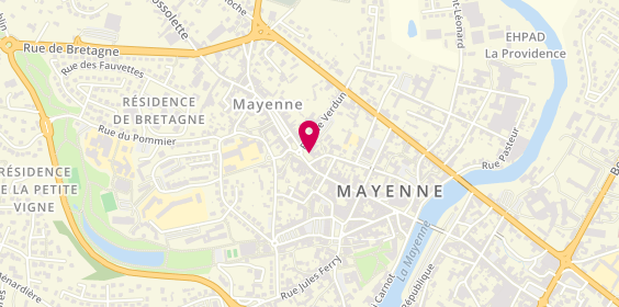 Plan de Allianz Assurance MAYENNE - Hervé BREMENSON, 10 place Louis de Hercé, 53100 Mayenne