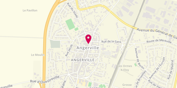 Plan de Caisse d'Epargne Angerville, 4 place du Marché, 91670 Angerville