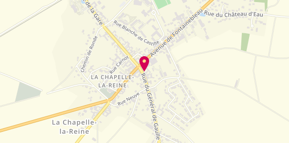 Plan de AXA, 4 Rue du Général de Gaulle, 77760 La Chapelle-la-Reine