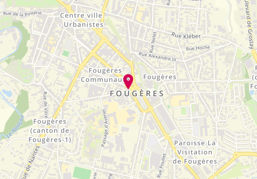 Plan de Mma, 2 Place de la Republique, 35300 Fougères