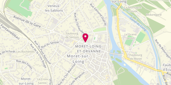 Plan de Allianz, 7 Rue Grande, 77250 Moret-Loing-et-Orvanne