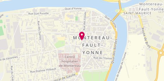 Plan de Caisse d'Epargne Montereau Fault Yonne, 15 Rue Victor Hugo, 77130 Montereau-Fault-Yonne