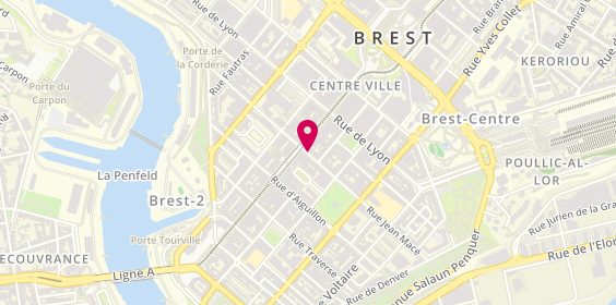 Plan de Agence du Quotidien Brest, 37 Rue Jean Macé, 29200 Brest