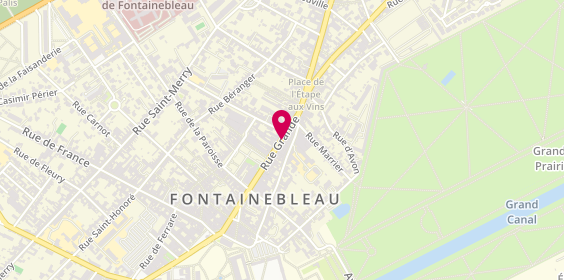 Plan de Caisse d'Epargne Fontainebleau, 102 Bis Rue Grande, 77300 Fontainebleau