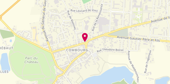 Plan de Allianz Assurance COMBOURG - Nicolas HOUANARD, 9 Bis place Saint-Gilduin, 35270 Combourg