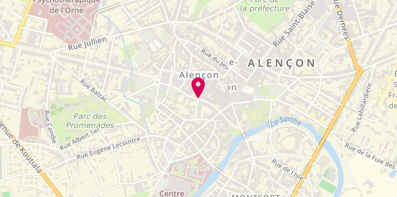 Plan de GMF Assurances ALENCON, 50 rue Maréchal de Lattre de Tassigny, 61000 Alençon