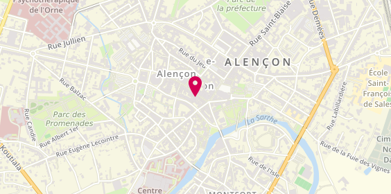 Plan de MAAF Assurances ALENCON, 6 Rue du Garigliano, 61000 Alençon