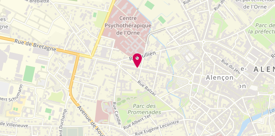 Plan de Philippe Beucher Areas Assurances, 37-39 Rue de Bretagne, 61000 Alençon