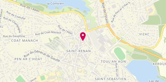 Plan de Mutuelle de Poitiers Assurances, 7 Rue Léon Cheminant, 29290 Saint-Renan