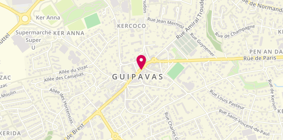 Plan de Agence Groupama Guipavas, 24 Rue de Paris, 29490 Guipavas