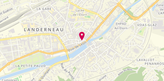 Plan de Mutuelle de Poitiers Assurances - Daniel PINTO, 7 place du Général de Gaulle, 29800 Landerneau