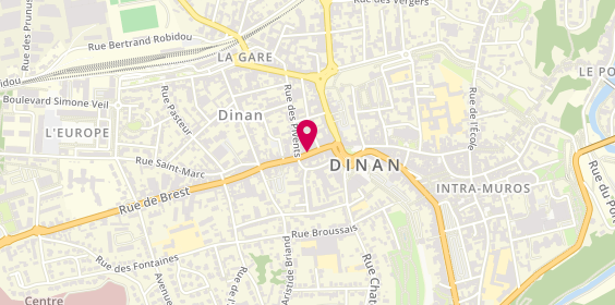 Plan de Allianz Assurance DINAN VALLEE DE LA RANCE - Julien FRERE, 10 Rue des Rouairies, 22100 Dinan