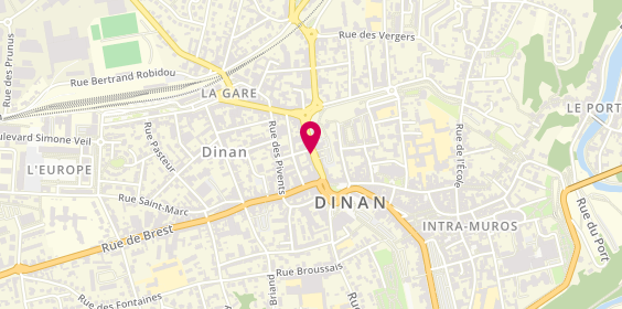 Plan de MAAF Assurances DINAN, 17 Rue Thiers, 22100 Dinan