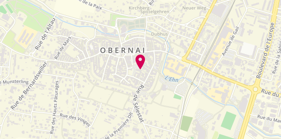 Plan de MAAF Assurances OBERNAI, 8 place des Fines Herbes, 67210 Obernai