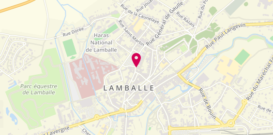 Plan de Abeille Assurances - Lamballe, 4 place du Champ de Foire, 22400 Lamballe-Armor