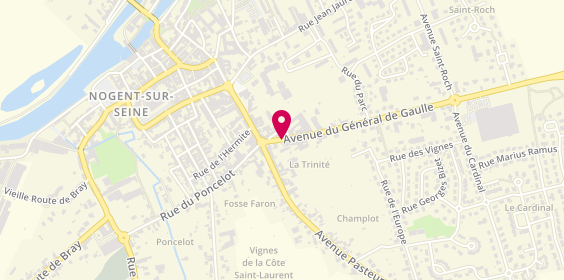 Plan de JUDES Emmanuel, 4 Avenue du General de Gaulle, 10400 Nogent-sur-Seine