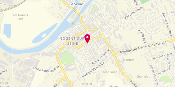 Plan de Abeille Assurances - Nogent Sur Seine, 17 Rue des Fossés, 10400 Nogent-sur-Seine