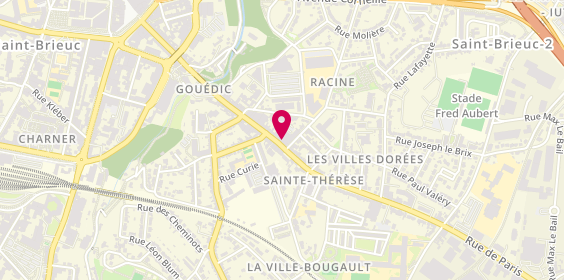 Plan de AXA Assurance et Banque Gilles HENRIO, 101 Rue de Gouédic, 22000 Saint-Brieuc