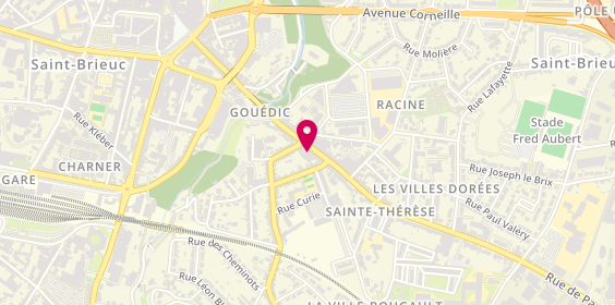 Plan de MAAF Assurances ST BRIEUC, 54 Rue de Gouédic, 22000 Saint-Brieuc