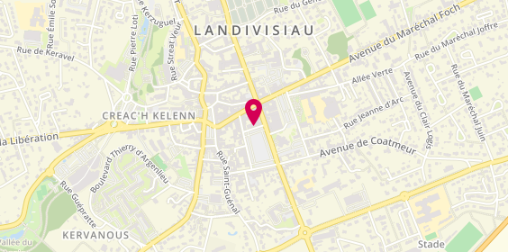 Plan de Agence de Landivisiau, Rue Bideford, 29400 Landivisiau