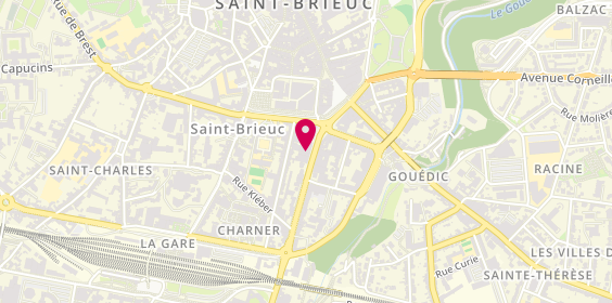 Plan de Agence Groupama St Brieuc Clemenceau, 4 Boulevard Clemenceau, 22000 Saint-Brieuc