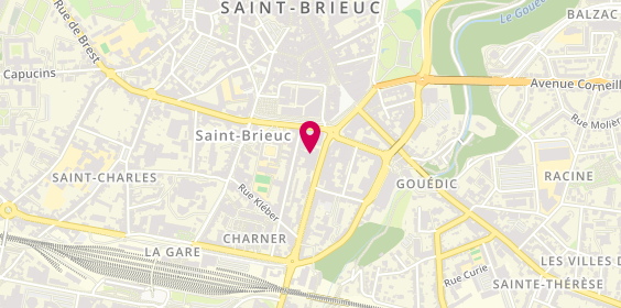 Plan de Agence Groupama St Brieuc Clemenceau, 4 Boulevard Clemenceau, 22000 Saint-Brieuc