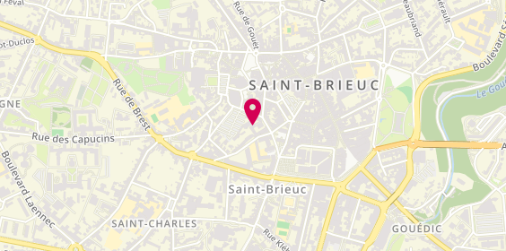 Plan de Agence de Saint Brieuc Rohan, 18 Rue de Rohan, 22000 Saint-Brieuc