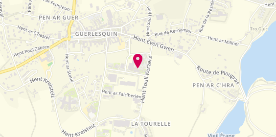 Plan de Agence de Guerlesquin, Centre Commercial
Ar Roudour, 29650 Guerlesquin