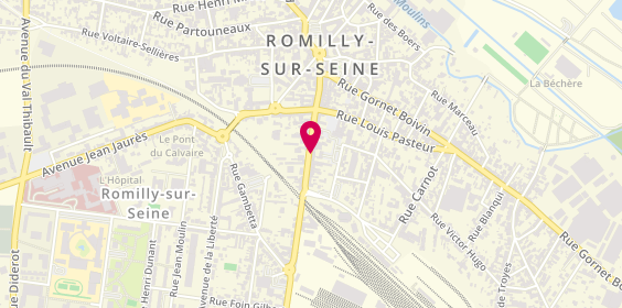 Plan de MAAF Assurances ROMILLY, 57 Rue de la Boule d'Or, 10100 Romilly-sur-Seine