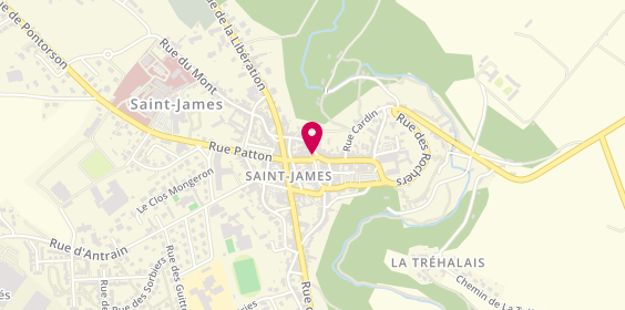 Plan de MMA Assurances SAINT JAMES, 1 place Saint-Martin, 50240 Saint-James