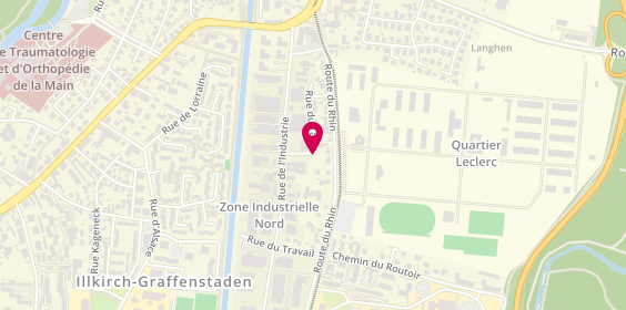 Plan de Agence Lg, 10 Rue du Talus, 67400 Illkirch-Graffenstaden
