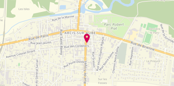 Plan de Axa, 23 Rue de Troyes, 10700 Arcis-sur-Aube