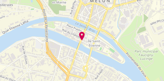 Plan de Gan Assurances Melun, 8 Rue Saint-Etienne, 77000 Melun