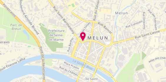 Plan de Abeille Assurances - Melun, 22 Rue Carnot, 77000 Melun