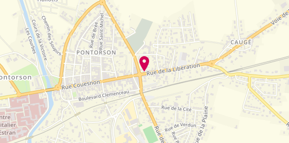 Plan de Groupama, 3 Rue de la Libération, 50170 Pontorson