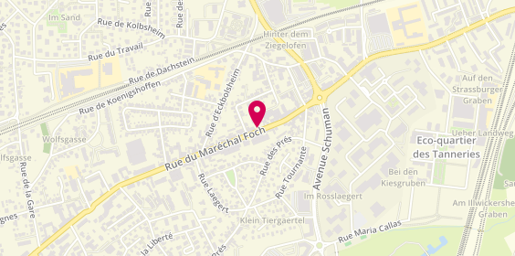 Plan de EIRL Nicolas LASSERRE, 26 Rue du Maréchal Foch, 67380 Lingolsheim