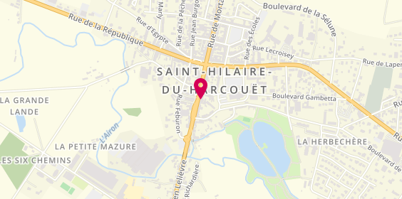 Plan de Groupama, 65 Rue Waldeck Rousseau, 50600 Saint-Hilaire-du-Harcouët