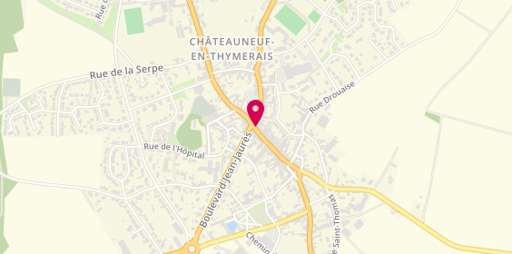 Plan de MMA Assurances CHATEAUNEUF EN THYMERAIS, 3 Rue Jean Moulin, 28170 Châteauneuf-en-Thymerais
