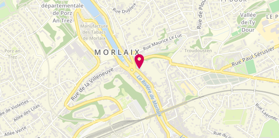 Plan de MAAF Assurances MORLAIX, 15 place Charles de Gaulle, 29600 Morlaix