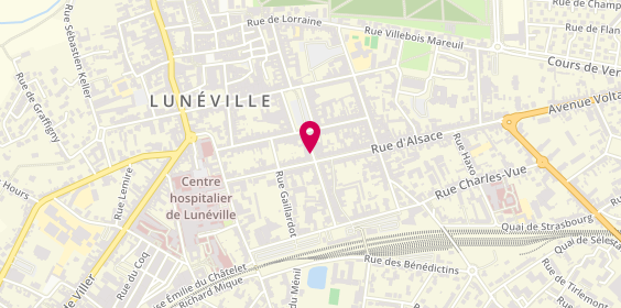 Plan de GMF Assurances LUNEVILLE, 6 Rue Sadi-Carnot, 54300 Lunéville