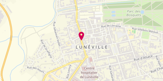 Plan de MMA Laurent PRUVOST Agent Général, 22 République, 54300 Lunéville