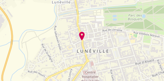 Plan de Areas Assurances Lamboule Delphine, 25 Rue de la République, 54300 Lunéville