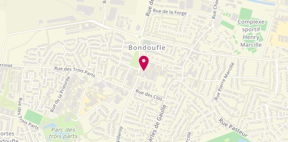 Plan de Caisse d'Epargne Bondoufle, Rue de Villeroy Centre Commercial, 91070 Bondoufle