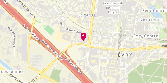 Plan de GMF Assurances EVRY ELYSEES, 346 square des Champs Elysées, 91080 Évry-Courcouronnes