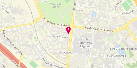 Plan de MAAF Assurances EVRY, 98 allée des Champs Elysées, 91080 Évry-Courcouronnes