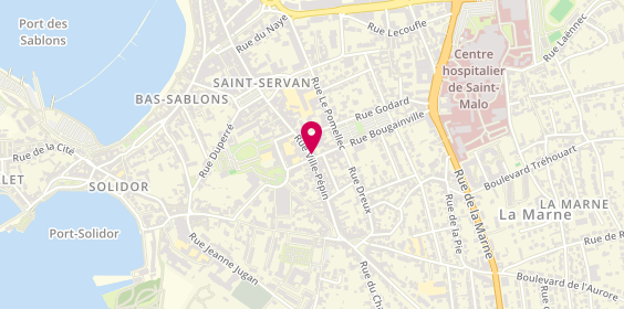 Plan de Smc Assurances, 29 Rue Ville Pepin, 35400 Saint-Malo
